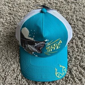 NWT Real Tree Fishing Cap Youth Mega Bite Shark Attack Outdoor Hat
